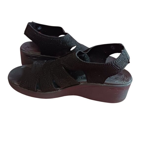 Skechers Womens Pier-Lite  Memory Maker Wedge Sandal Stretch Knit Size 9 - Picture 6 of 10